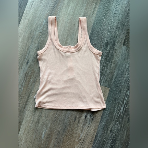 Light Pink Tank Top- Ribbed - Picture 6 of 10
